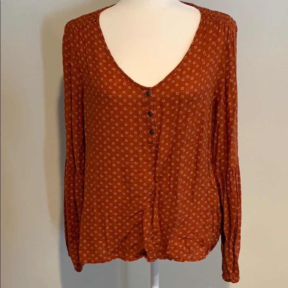 Universal Thread Burnt Orange Blouse